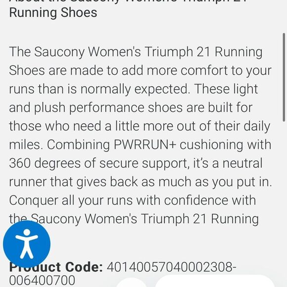 Saucony Triumph 21 Running Sneakers - Picture 7 of 7